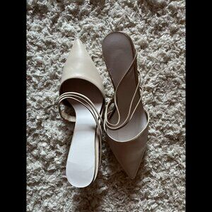 Ann Taylor Amabella Triple Strap Mule Pump